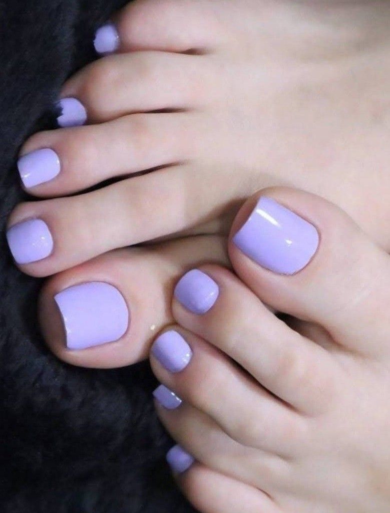 Violet Glow Pedicure