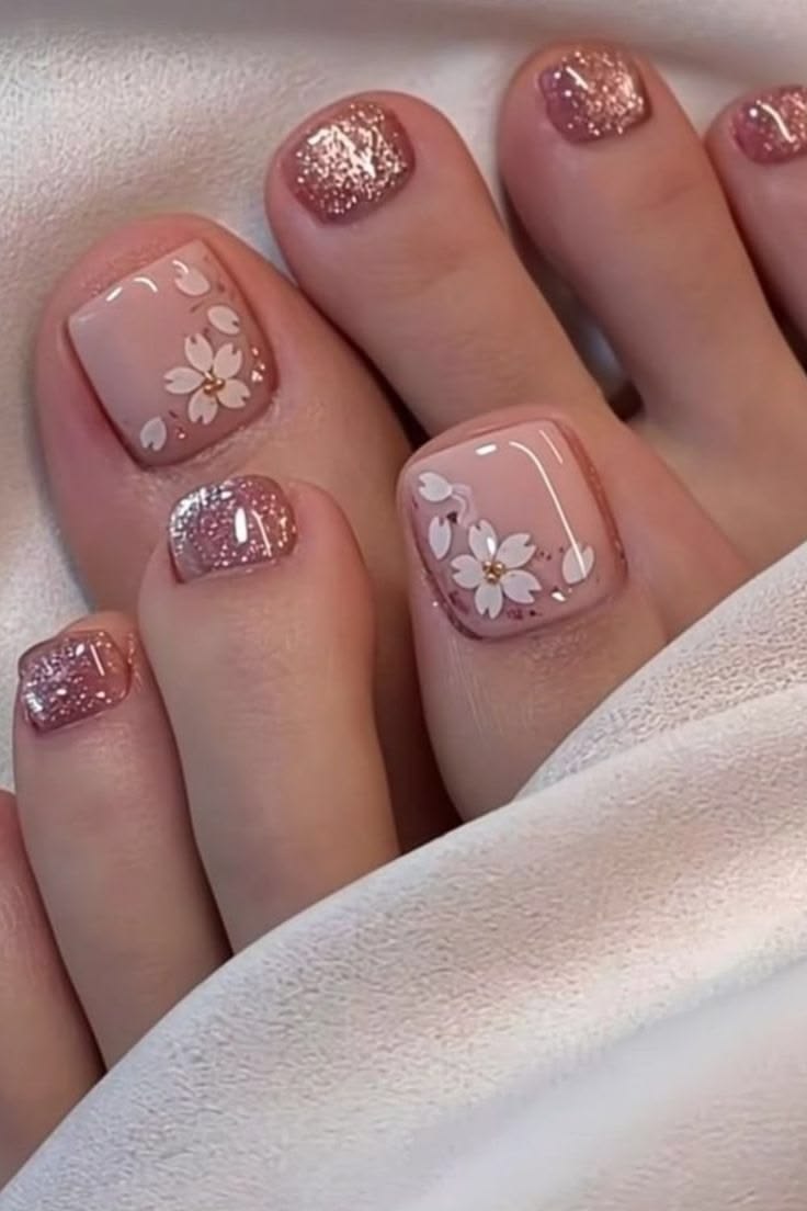 Champagne Blossom Pedicure