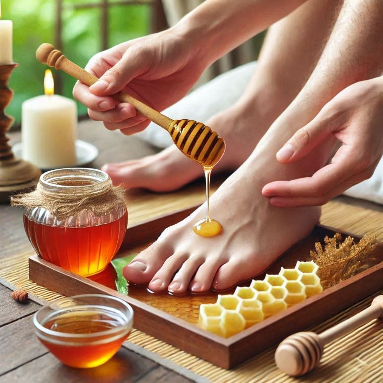 Organic Honey and Milk Pedicure